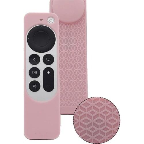 2-in-1 Silicone Protective Sleeve Drop-proof Shell Cover for TV 2021 Remote Control + Airtag
