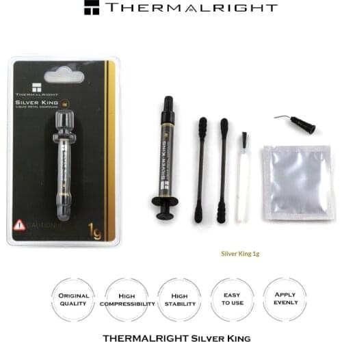 Thermalright Silver King Thermal Compound Liquid Metal Heat Dissipation Paste Silicone Grease 79W/m-k For CPU,GPU,Laptop,IC