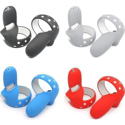 Protection Cover For Oculus Quest 2 VR Accessories Vr Controller Handle Grip Cover Silicone Full Protective Sleeve For Quest2