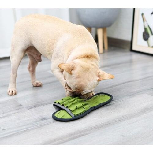 Dog Chew Toys Teeth Cleaning Molar Slipper Design Pet Toys IQ Training Snuffling Toy for small and large dogs