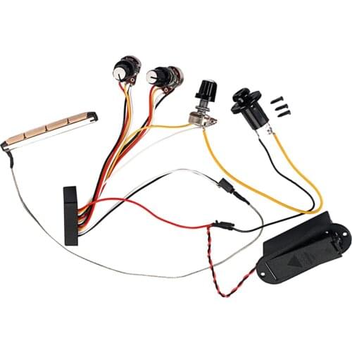 Guitar Wiring Harness Circuit 3 Band Active Guitar EQ Equalizer Preamp Pickup Circuit Harness Guitar Parts Accessory