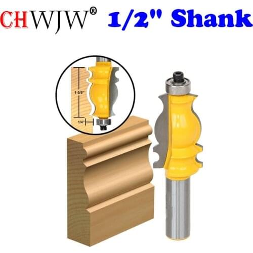 1PC Architectural Molding Router Bit - 1/2" Shank Tenon Cutter for Woodworking Tools - Chwjw 16131