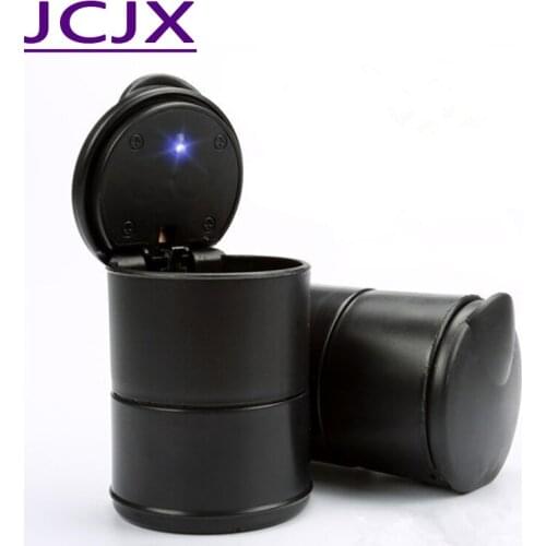 1PCS Car LED Ashtray Garbage Coin Storage Cup Container Cigar Ash Tray Car Styling Universal Size