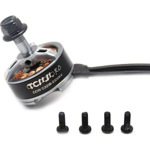 RC Parts 2pcs Fpv motor 2206 2300KV 3-4S brushless motor black blue red multi-rotor Motor For FPV RC racing Drone