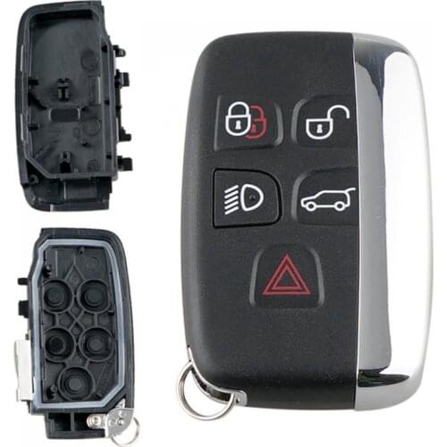 5 Buttons Smart Car Auto Remote Key Shell Fit for Range Rover / Land Rover Discovery 4 Sport / Freelander Evoque