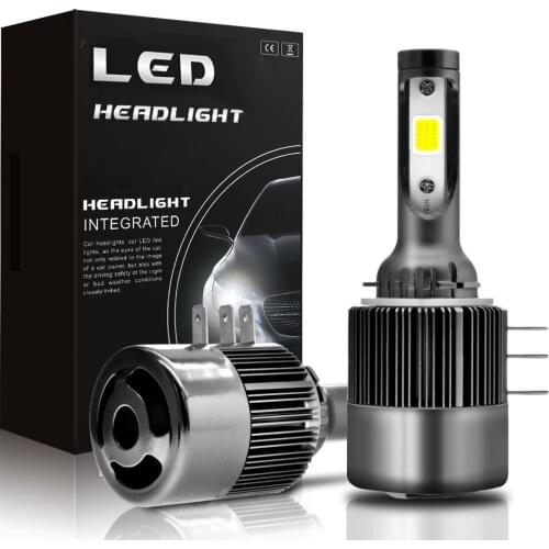 Car H15 LED Bulb Headligh 24W 2000LM Wireless Car Headlight Lamp 12V Conversion Driving Light 6000K White For VW Audi BMW