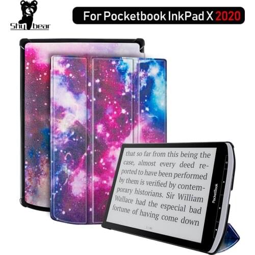 Case For New Pocketbook Inkpad X 2020 10.3 Inch Ultra Thin PU Leather Smart Cover Case Auto Wake/Sleep Capa