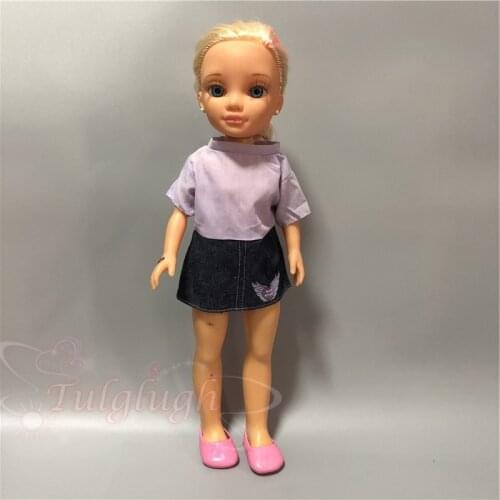 Purple Jeans Dress clothes Fit With 43cm FAMOSA Nancy Doll (Doll and shoes are not included), Doll Accessories