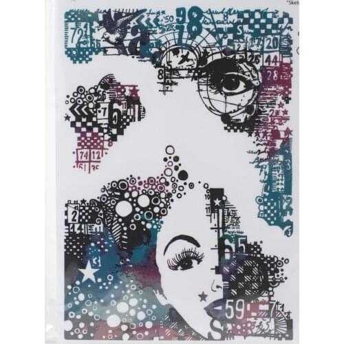 Background Clear Stamp for Scrapbooking Transparent Silicone Rubber DIY Photo Album Decor 0491