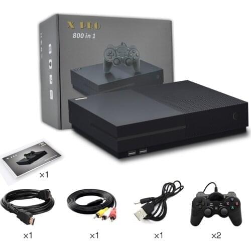 HD Video Game Console 64 Bit Support 4K Output Retro 800 Classic Family Video Games Retro Game Console To TV X PRO 800