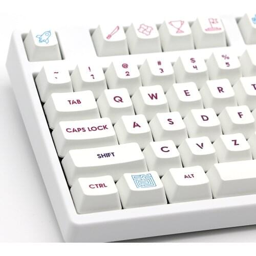 Eagiacme 104 Key PBT Game Keycaps OEM Profile DYE SUB Personalized Cartoon Keycap For Cherry MX Switch Mechanical Keyboards