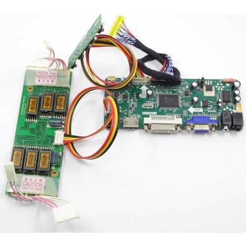 Kit for LM201W01 30pin 1680×1050 6 lamps LVDS VGA Signal Controller board Screen Driver Display Panel DVI HDMI-compatible