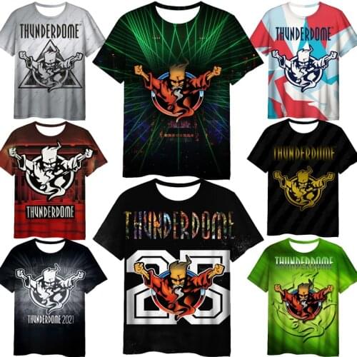 Summer Unisex Thunderdome 3D Print T-shirts Adult Cool Anime T Shirts Camiseta Harajuku Women Cartoon Tee Tops Male Tshirts