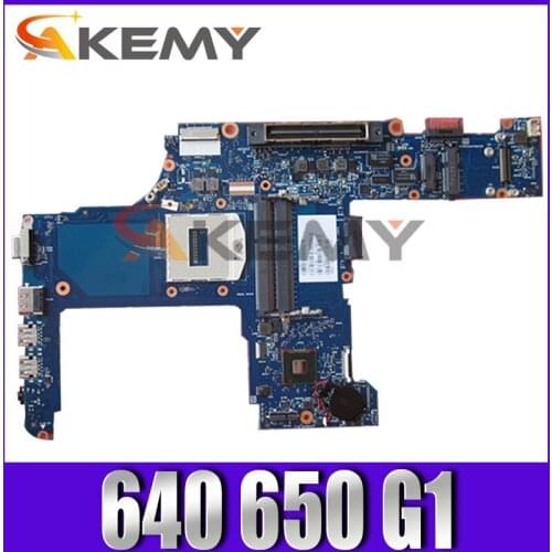 AKemy 744009-001 744009-601 Laptop motherboard For HP Probook 640 650 G1 SR17C Mainboard 6050A2566302-MB-A04