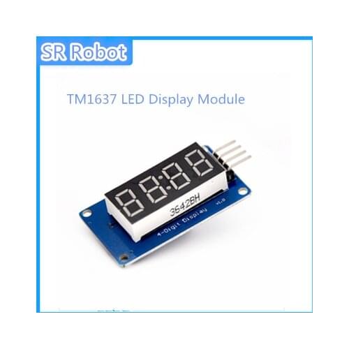 5pcs TM1637 LED Display Module For Arduino 7 Segment 4 Bits 0.36 Inch Clock RED Anode Digital Tube Four Serial Driver Board Pack