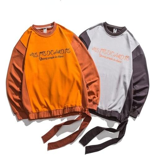 Men Harajuku Japanese Streetwear Hoodies 2021 Mens Winter Patchwork Oversized Hoodie Male Kpop Causal Sweatshirts