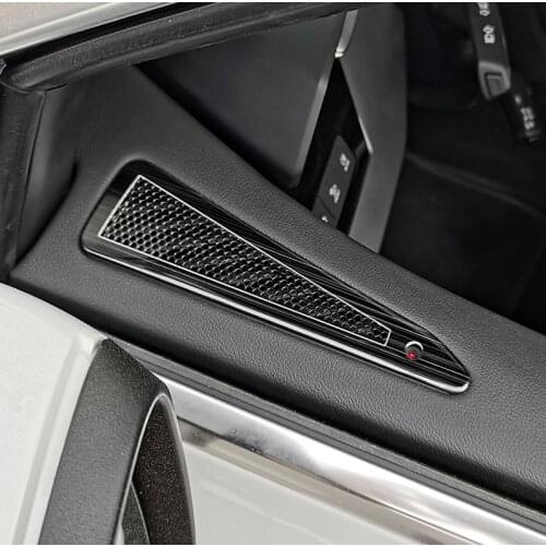 Stainless Steel Car Front Door Stereo Audio Speaker Frame Cover Stickers Trim For Audi A3 8Y 2021 LHD Auto Interior Accessories