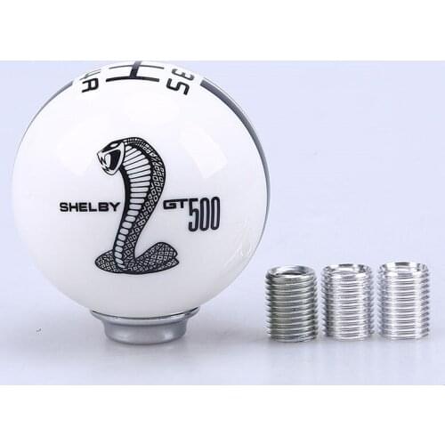 Fit For Ford Mustang GT 5 Speed Manual Car Gear Shift Knob Shifter Refit Cobra / 12mm Universal