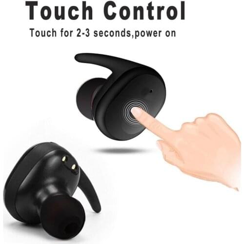 Q2 TWS Bluetooth 5.0 Wireless Smart-Touch Noise Reduction Earphone for Phone