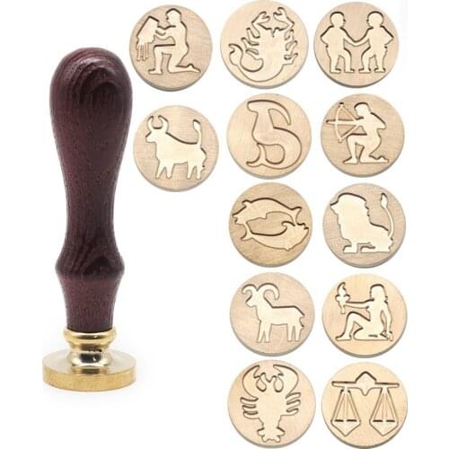 1pc Antique Plants Metal Sealing Wax Seal Stamp For Diy Wedding Invitations Decor Ancient Wax Stamp Craft