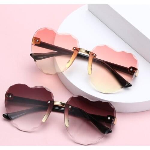 UV 400 Protection Kids Sunglasses Ocean Lenses Heart-Shaped Sun Glasses Cute Children Sunglasses Party Eyewear Outdoor Glasses
