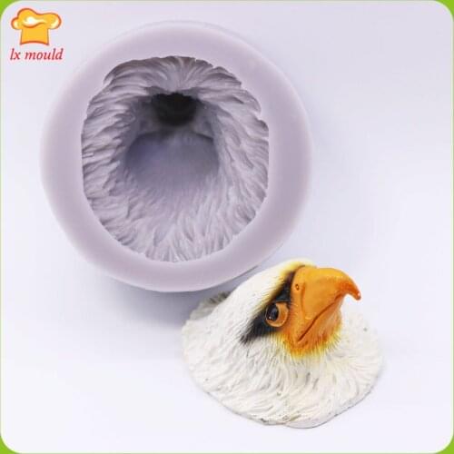 Majestic Eagle SILICONE MOULD SOAP RESIN PLASTER CLAY WAX MOLD Bald Eagle MOLDS