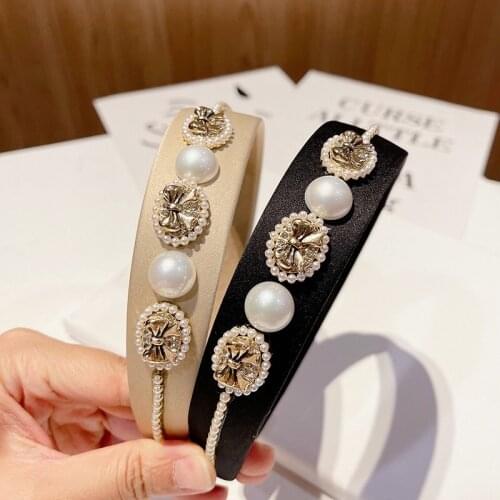 Vintage jewelry Headbands Pearls Hair clip fascinator Hair bands Jewelry girl hair accessories hairpins for hairstyles accessori