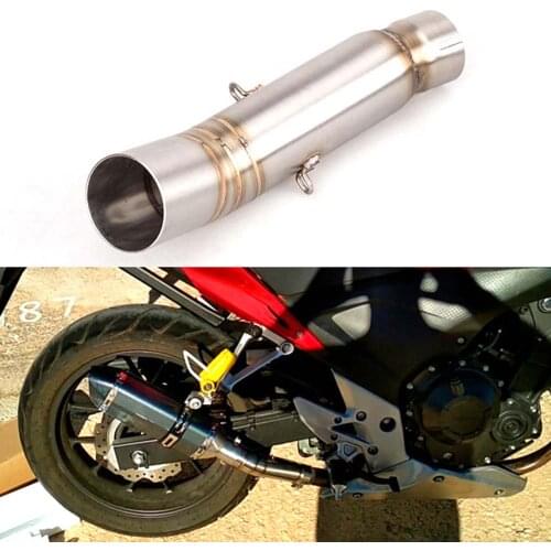CB500X CB500F CBR500 Motorcycle Exhaust System Middle Pipe Muffler Stainless Steel Slip On CBR500R CB500F CB500R For Honda