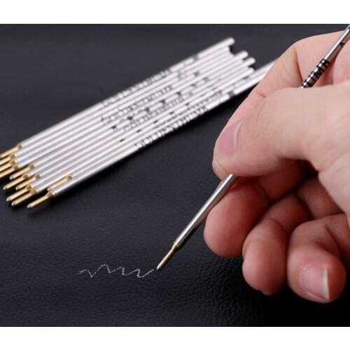W3JD 100pcs Mercury Pipe Silver Refill Clothing Leather Cutting Special Mark Line Pen