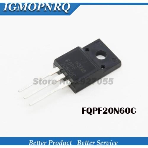 10PCS FQPF20N60 TO220 20N60 20N60C FQPF2060C FQPF20N60C TO-220 MOS field effect tube 20 a / 600 v new