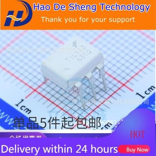 10PCS/LOT TIL113 TIL113M DIP-6 Darlington Optocoupler IC New Original In Stock