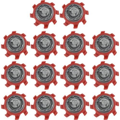 14Pcs Golf Shoes Spikes Cleats LOOSE Golf Spikes Replacement Clamp Cleats Studs Replacement Comfort Durable
