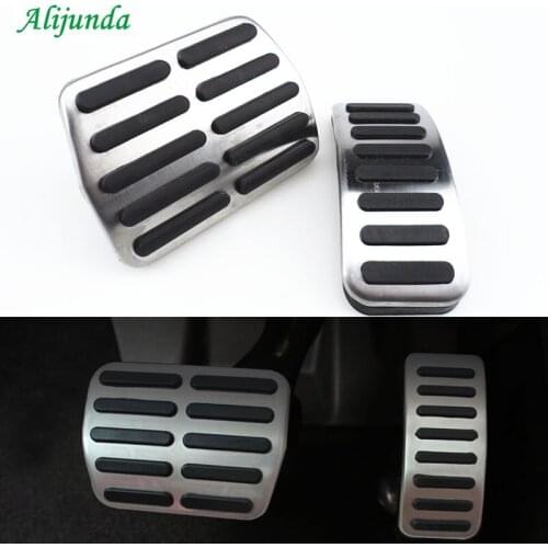 Car Guide Stainless Car Pedal for Polo / New Lavida / new bora / Skoda Fabia Accelerator Pedals Brake Pad