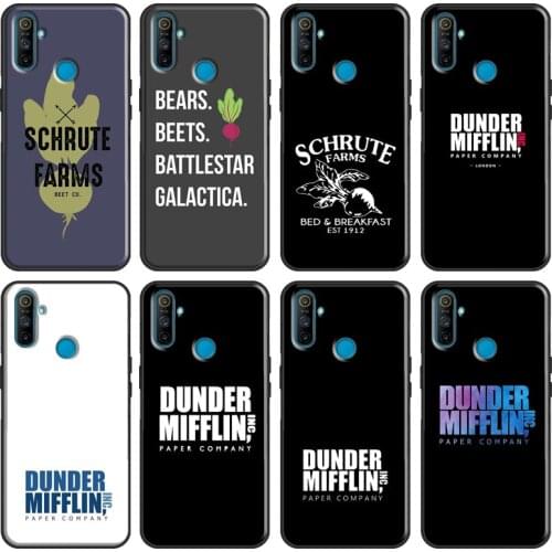 Dunder Mifflin The Office Case For OPPO Realme GT C3 C11 C15 XT X2 X7 6 7 Pro Phone Case For OnePlus 8T 7T 8 Pro Case