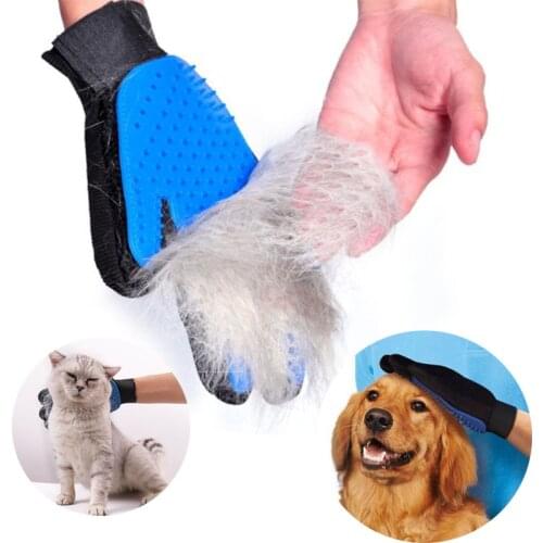 For Cats Glove For Cat Puppy Dog Cat Grooming Pet Dog Hair Deshedding Brush Comb For Pet Dog Cleaning Massage Glove For Animal