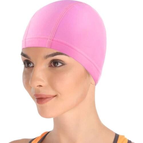 Elastic Waterproof Swimming Caps Long Hair Sport Swim Women Free For Men Multicolor Hat Comfortable Equipment Swimming & Si C9F8