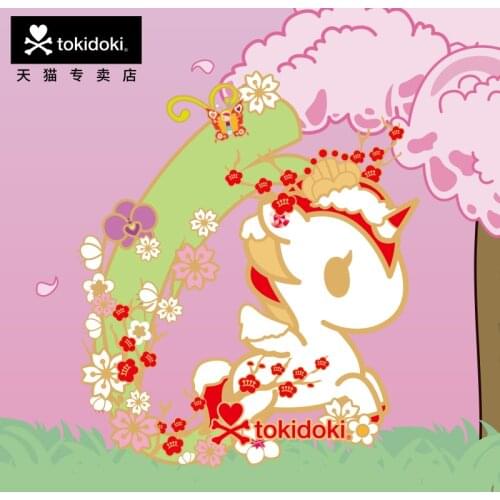 Unicorno Figure Badge Blind Box Taoqiduoqi Flower Power Faith Series Badge Blind Box Trend Decoration Gifts for Girls