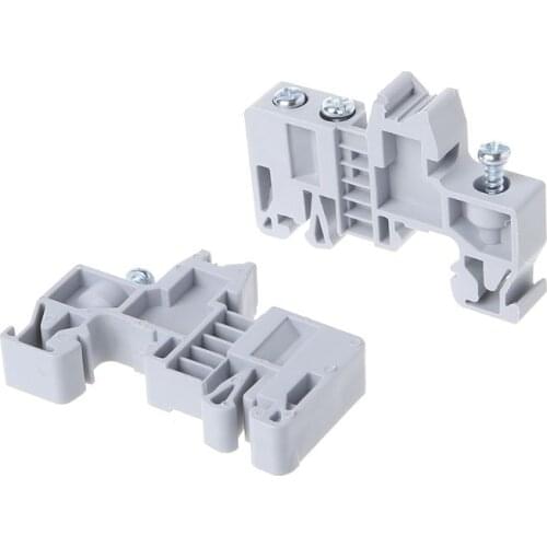 10 Pcs EUK/EUK2 Din Rail Terminal Blocks End Stop Bracket Fire-Retardant Fixed Components And Parts E7CD