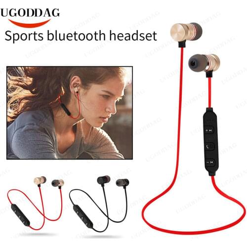 Magnetic Bluetooth HiFi Stereo Bass In-Ear Wireless Earphone Sports Headphone For Iphone Samsung XIao Mi Sports Gaming Headset