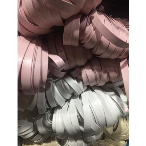 100meters Multi Color 10mm Pu Faux Leather Cord Flat lether Soft Cord Faux Pu Lace Beading String Bracelet Necklace Crafts