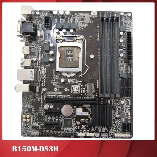 Original Working Desktop Motherboard For Gigabyte B150M-DS3H DDR4 B150 M.2 I56500 Fully Tested, Good Quality