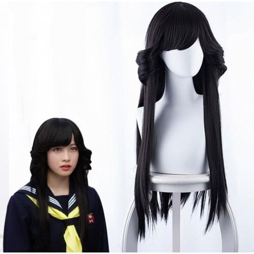 My brother is Hayakawa Kyoko Naturally long black straight hair Bad girl cosplay anime wig