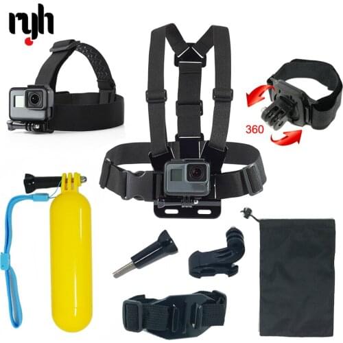 RYH Set For Gopro Hero 9 8 7 6 5 4 Accessories For Go Pro Mount For Yi 4k Eken H9R Accessory For GoPro OSMO Yi 4K Camera