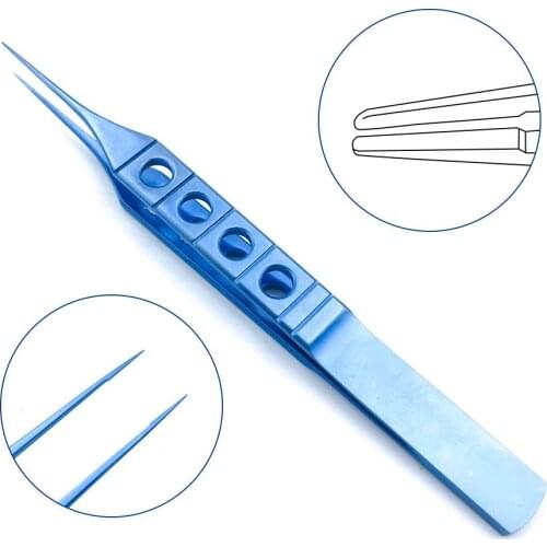 1pcs Titanium Straight Tying Forcep 115mm ophthalmic eye surgical instrument