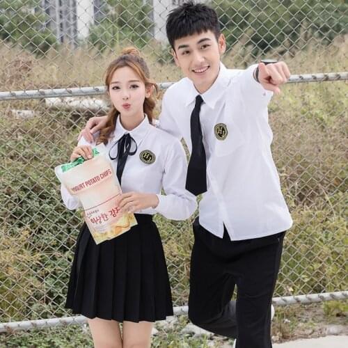 Students School Uniform Teenager Teenager Sailor Suit Middle School Students Clothes Class Uniform White Shirt Sailor D-0219