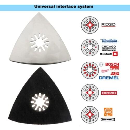 Triangle Sand Tray Polish Pad Polishing Waste Sanding Pad Stainless Steel Sandpaper Saw Blade for Narrow Opening Polishing Pads