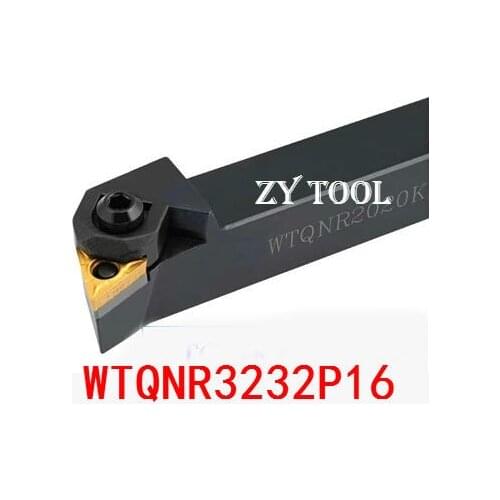 WTQNR3232P16 32*32*170mm Metal Lathe Cutting Tools Lathe Machine CNC Turning Tools External Turning Tool Holder W-Type WTQNR /L