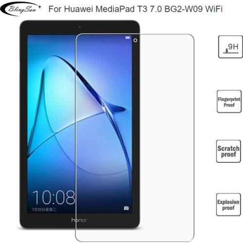 Tempered Glass For Huawei MediaPad T3 7.0 BG2-W09 Tablet Screen Protector Film for Huawei T3 7 WiFi Version Protective Film