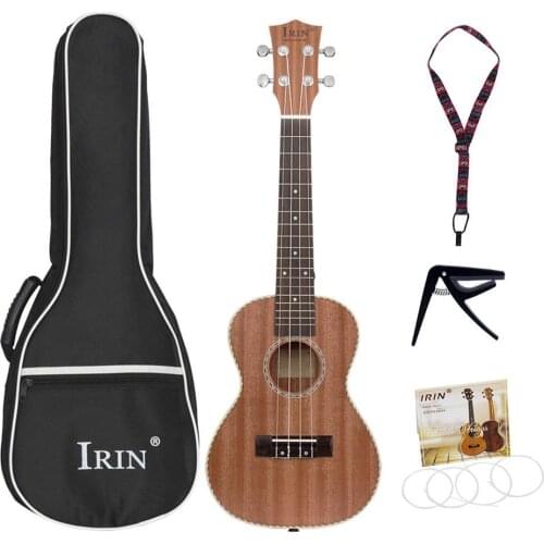 23 inch Professional Sapele Soprano Ukulele Hawaii Guitar Wood Ukulele Musical Instruments for Beginner