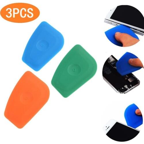 3pcs/set Plastic Pry Card Safe Opener Mobile Phone Repair LCD Screen Back Housing Battery Disassemble Tool Plastic Pry Openers